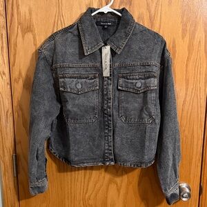 Strut & Bolt Black Washed Denim Jacket